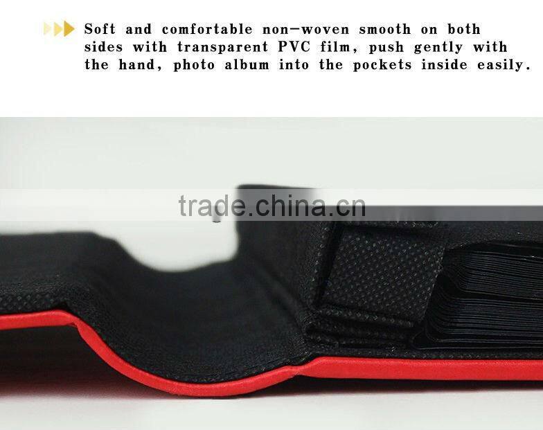 Leather photo album 4D 200 sheet 6 inch photo album