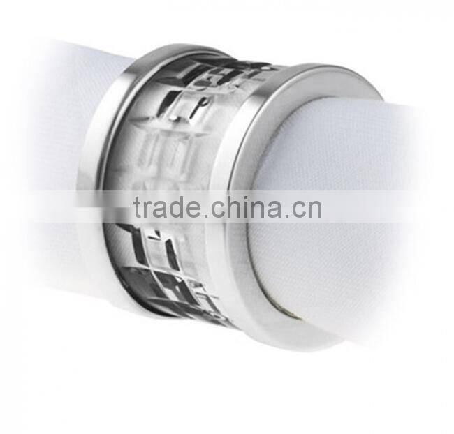 New Design Fashion Men's Two-tone And Diamond Wedding Band