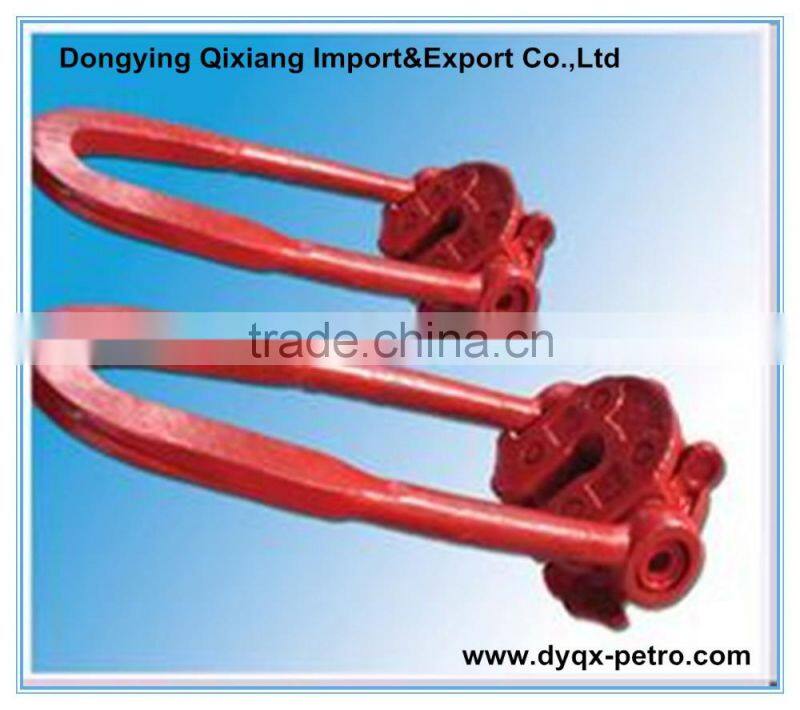 API 8C double arm elevator link and lifting ring for oil well drilling used at wellhead