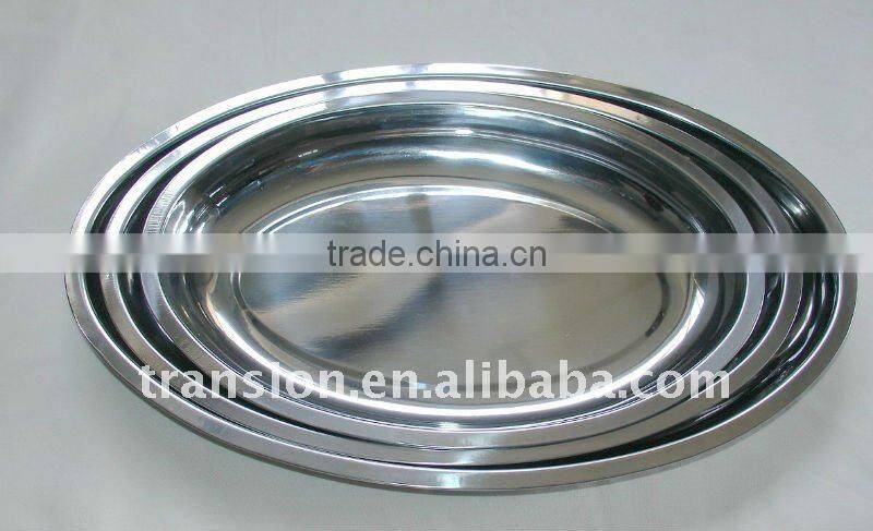 Stainless steel Dinner plate