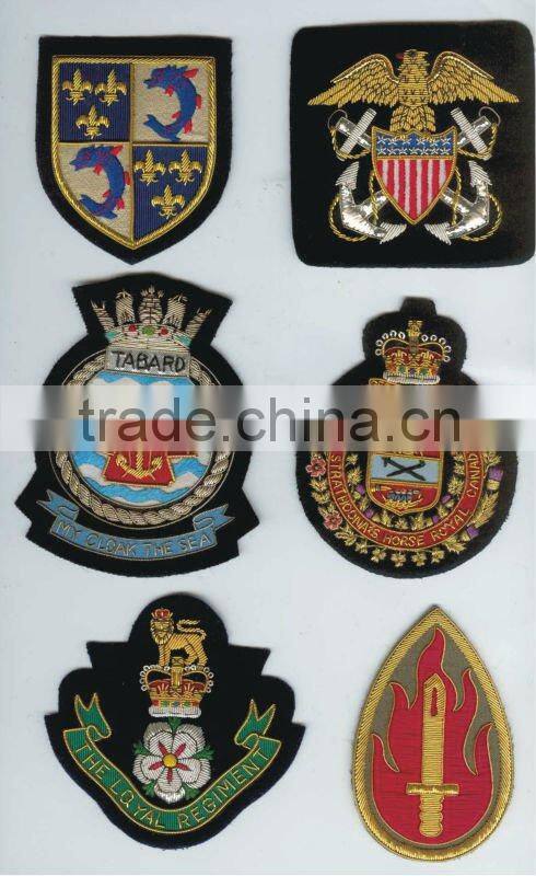 MACHINE EMBROIDERY rank Fashion Unniforms Club PATCHES