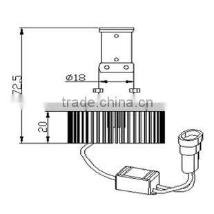 2100lm Cree car/auto led headlight/headlamp H8/H11