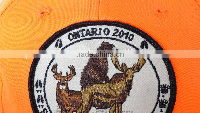 fluorescent orange safe hunter baseball cap