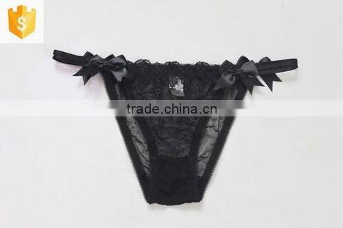 2016 sexy modern transparent rattan pattern bra panty sets for women