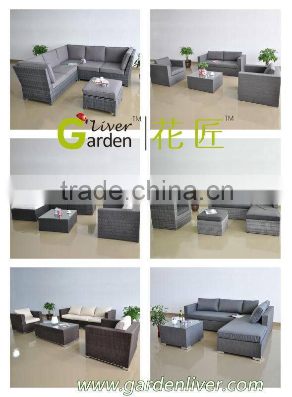 promotional patio leisure outdoor plastic wicker furniture