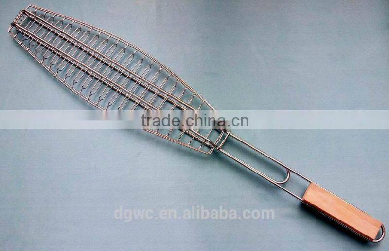 Hot dog corn adjustable grill basket