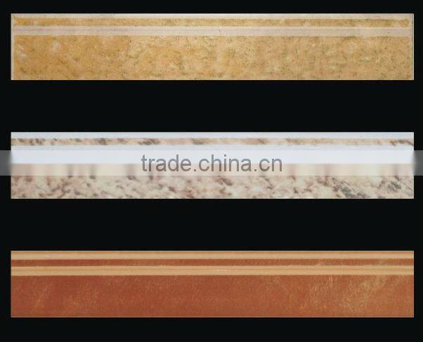 Red Body Ceramic Skirting Tile