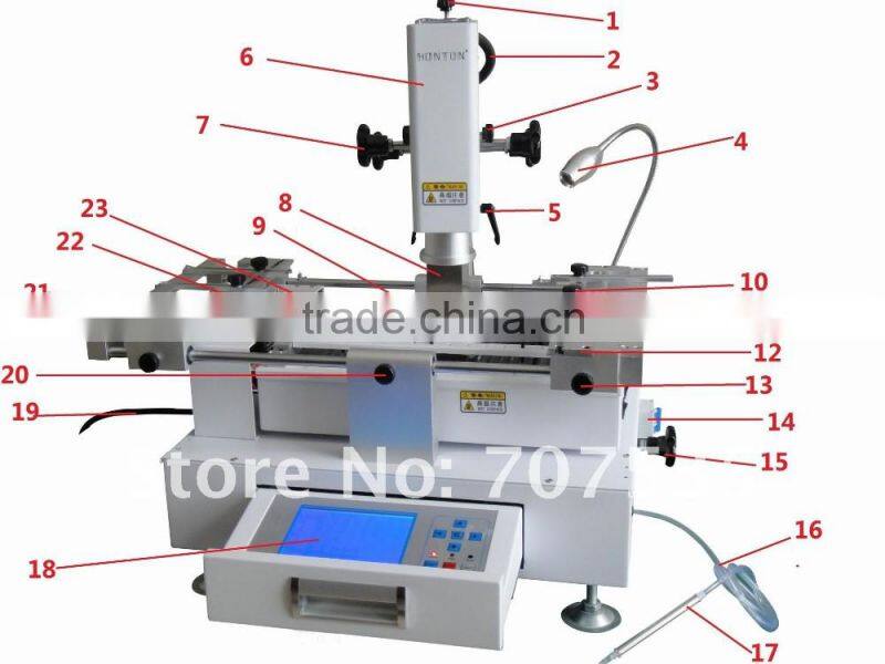 HT R490 V.2 hot air reballing station upgraded from HT R490