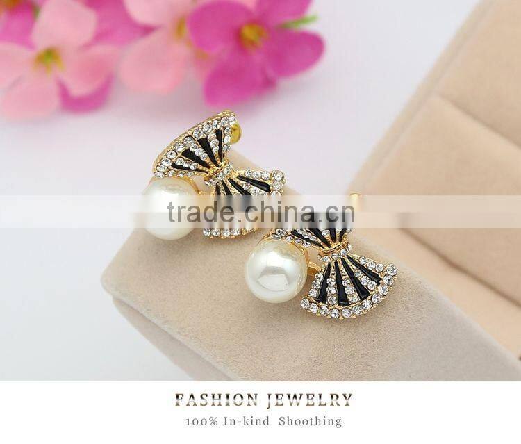 2016 Hot Sell Korean Style Simulated Pearl Earring ForWomen DRJ0548