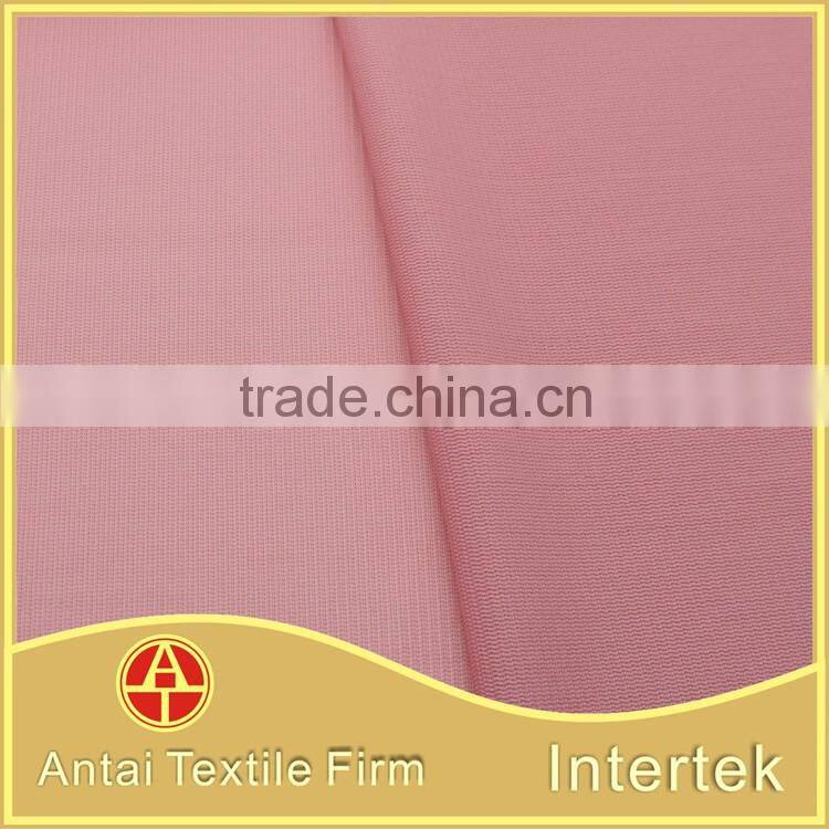 Knitted 65 Nylon 35 Spandex strong elastic overlock mesh fabric for bodysuit
