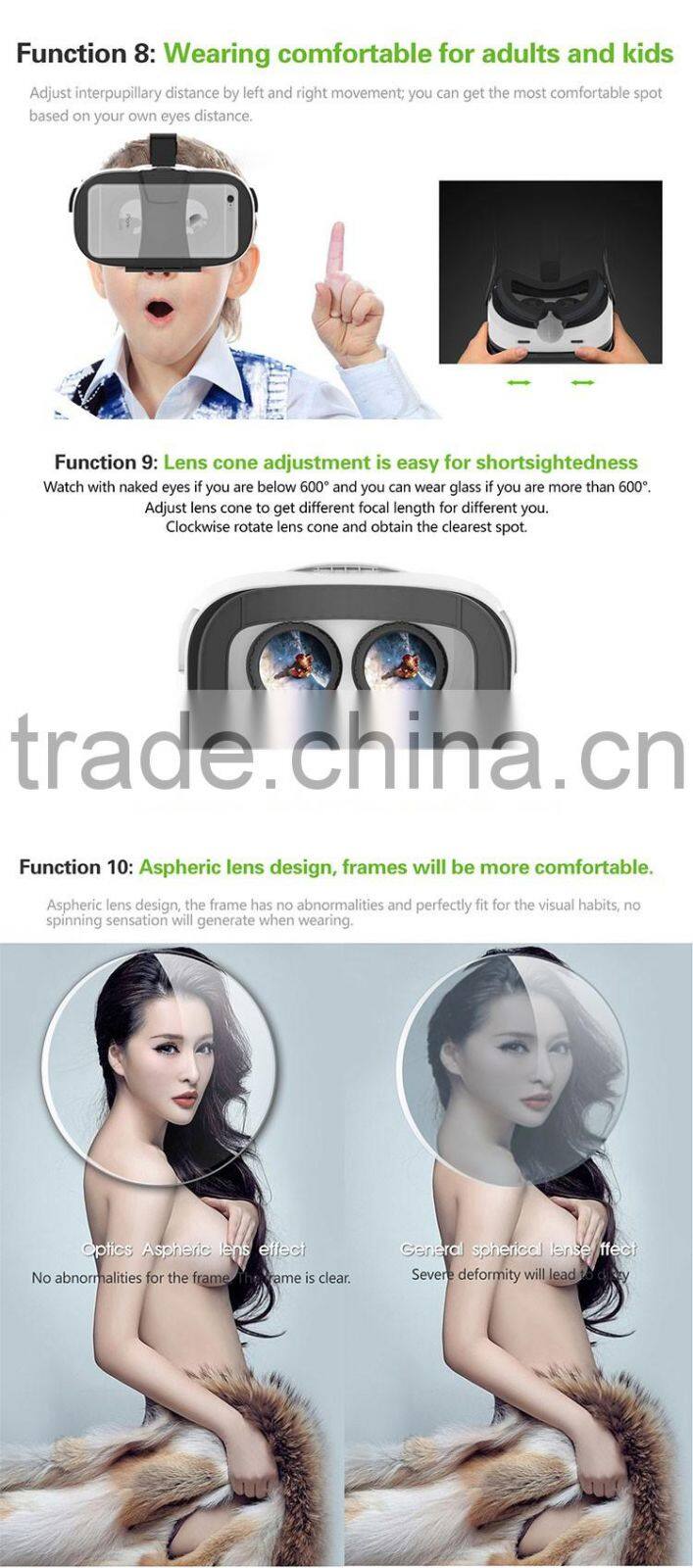 3d vr, vr case,vr box for Android and ios smart phones