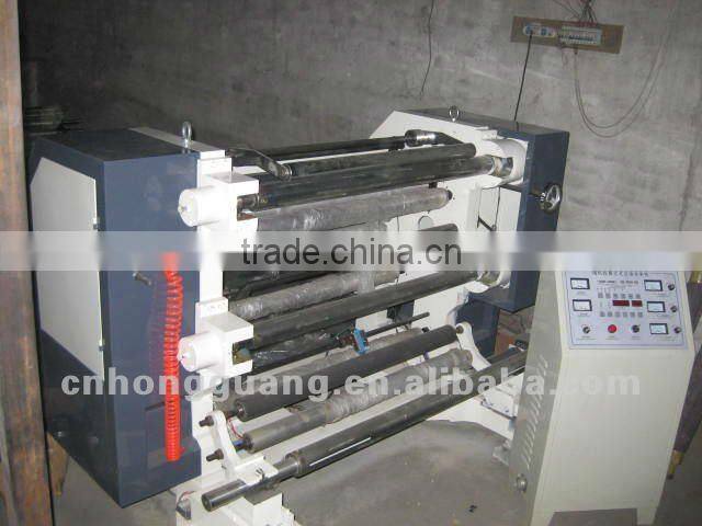 plastic film slitting and rewinding machine