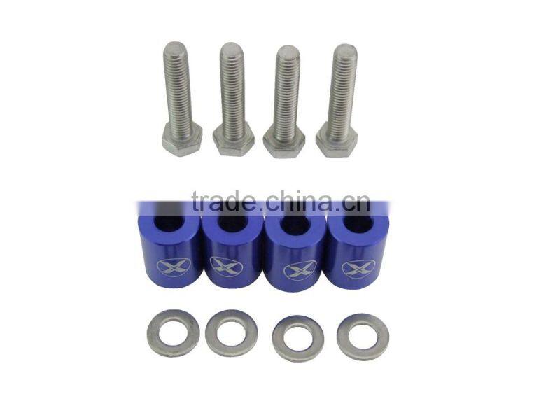 HOSO RACING Universal 4 piece/set BILLET HOOD VENT SPACER RISER KITS