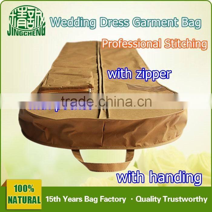 Wedding Dress Garment Bag with Pocket / Suit Garment Cover Garment Bag Cover
