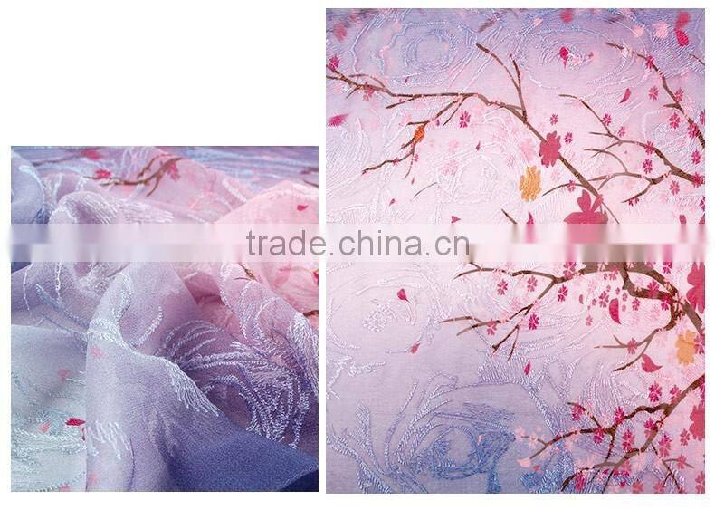 2016 hot sale Factory direct supply embroidered pure silk scarf women's silk scarf shawl scarves