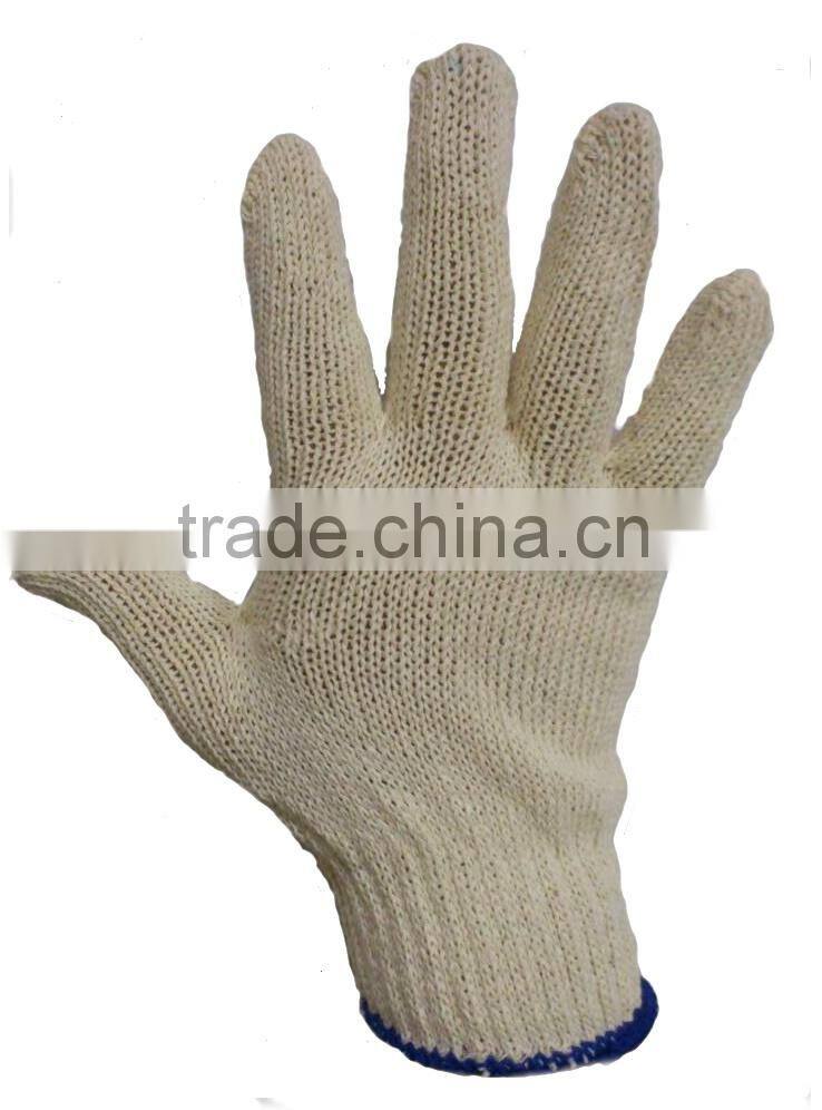 202 RAW WHITE 600 GRAMS 7 KNITTING COTTON SAFETY WORKING GLOVE