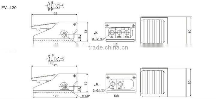 FV Control Foot Pedal Valve