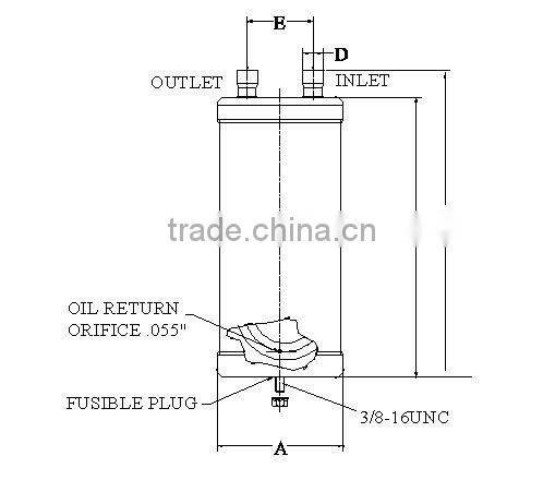 BRAND BLR/AAS SUCTION LINE ACCUMULATORS SERIES