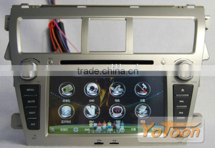 Yotoon Factory Newest 7'' GPS Navigation System Car DVD player Special Use for New Toyota Vios