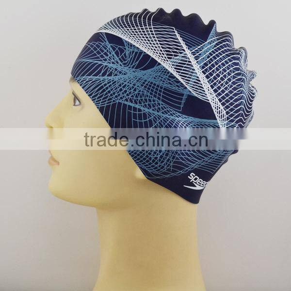 Swimming accessories silicone funny cap waterproof silicone cap