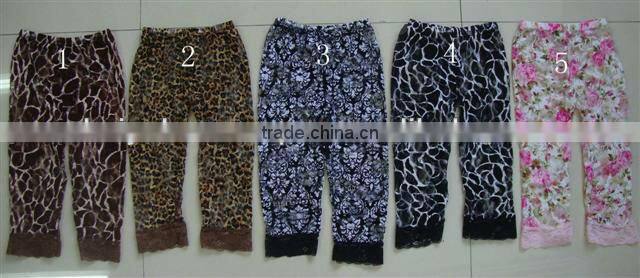New design , petti lace legging for kids with lace ruffle