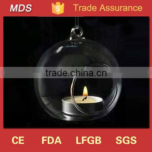 Hand blown glass hanging micro landscape bottle flower vase