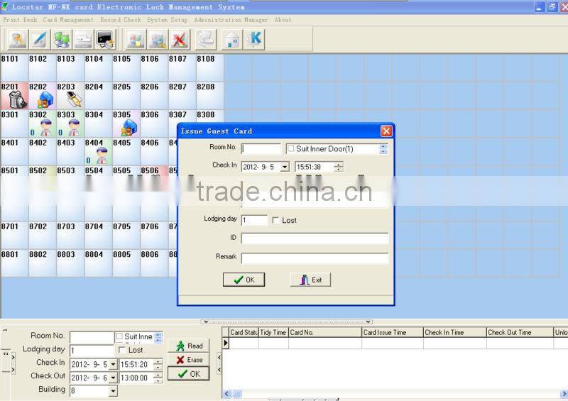 hotel seperate type door lock