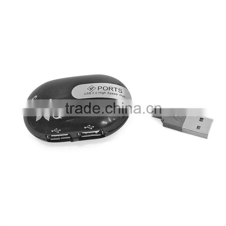 Promotional gift computer 4 port usb hub with hidden cable