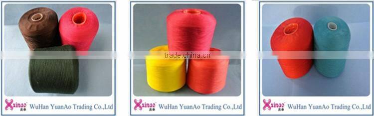 Colored spun yarn cone polyester sewing thread