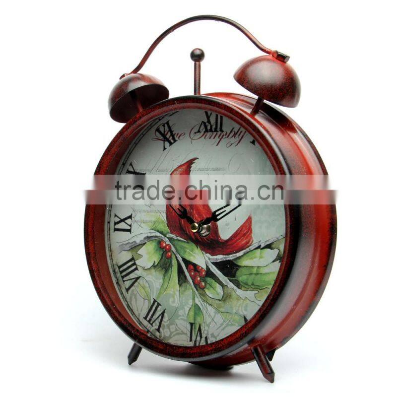 Decorative vintage desktop antique clock