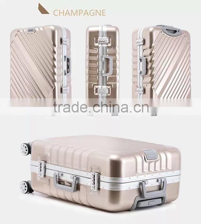 Twill alumimum frame trooley luggage/suitcase/case