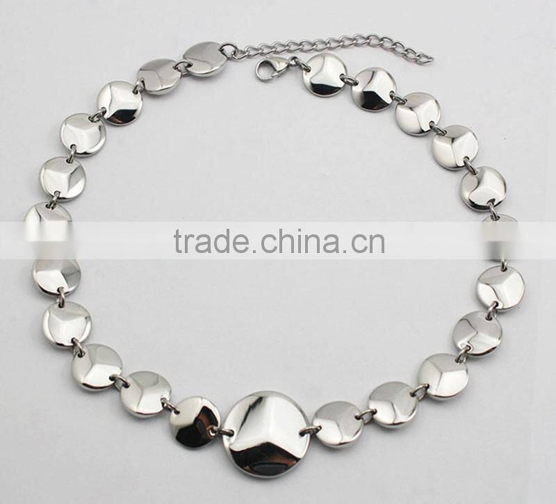 Stainless Steel Chains Choker Collar Necklace