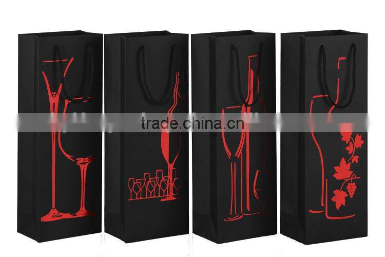 Corrugated Box Custom Design Luxury wine packaging bag in box