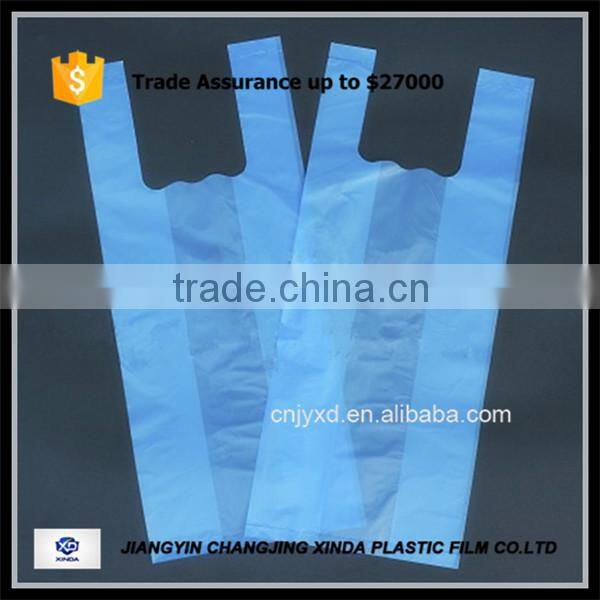 New style china factory plastic t shirt bags for shopping