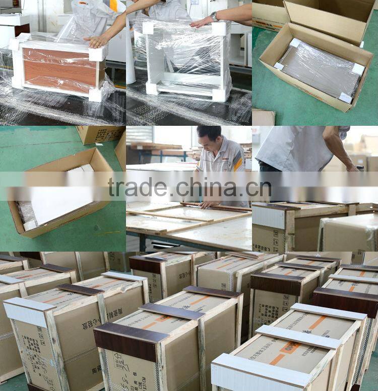 Purple Silver Shining Laminated Bathroom Vanity OP12-002-60