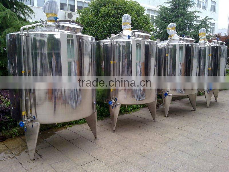 1000l hot sale stainless steel tank for milk, juice, beverage
