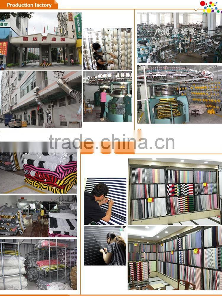 OEM service Guangzhou polyester fabric manufacturer 95% polyester 5% spandex fabric