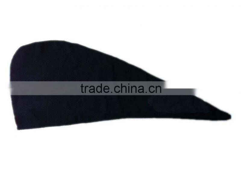 wholesale Super absorbent 78 * 24 quick dry hair turban towel black