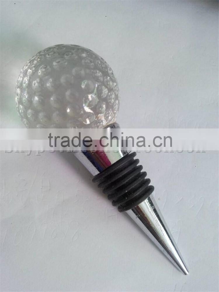 Popular golf ball shape wine stopper exist mold