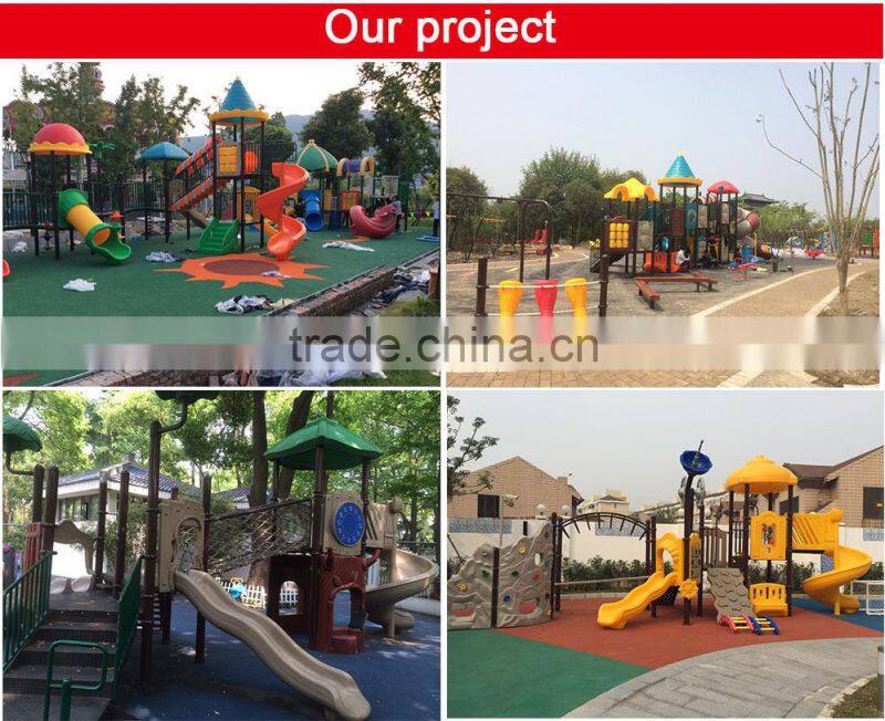Chinese plastic combination playground for children outdoor