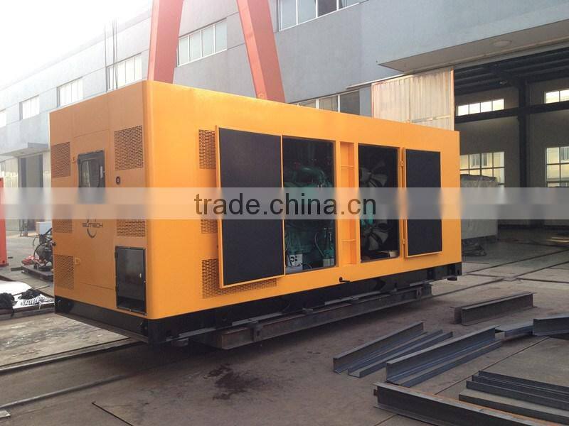 100% new 1000Kva silent diesel generator sets 60HZ, powered by Cummins KTA38-G4 engine