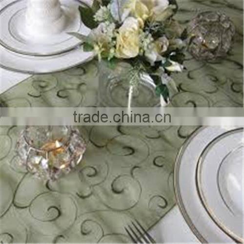 Beaded Decorative Tissue Shimmer Table Covers /cloth