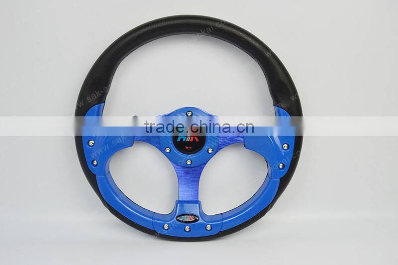 Best Quality 6 hole 320mm PU Racing Car Game Steering Wheel