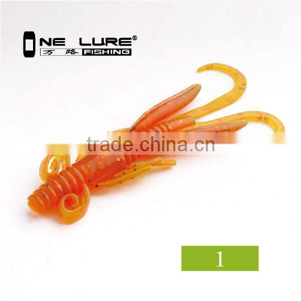 10cm 5.2g High Quality Fishing Lure Soft Worm Bait Free Sample