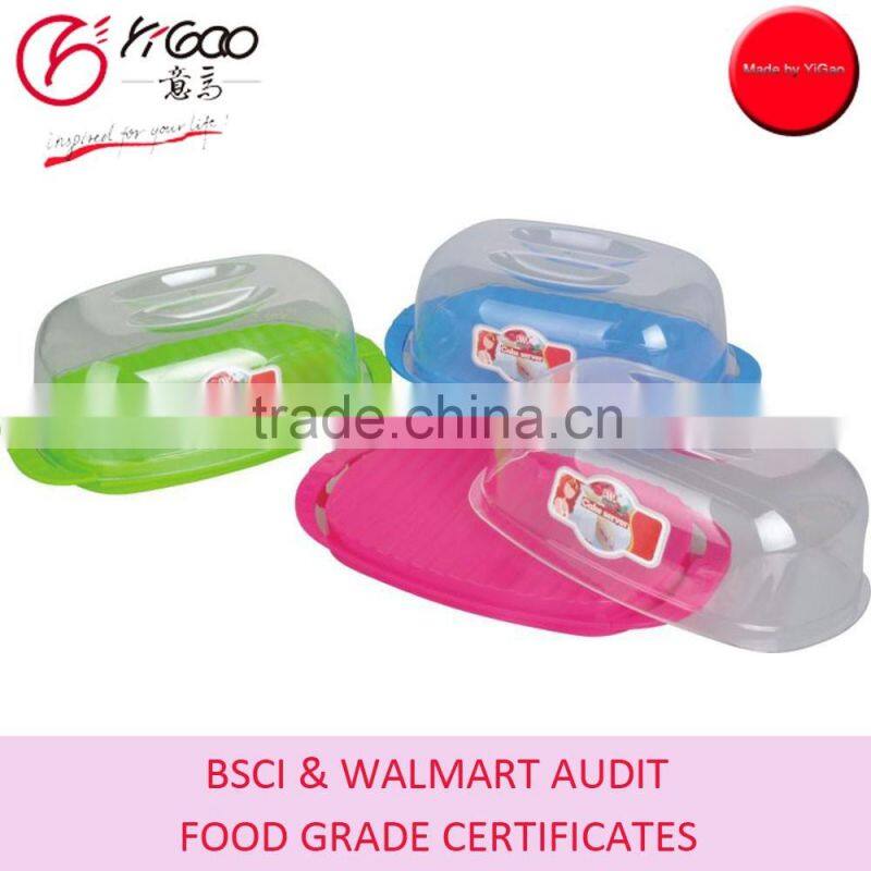 Cheap Square & Rectangular Cheese Keeper/Plastic Cheese Holder/PP Butter Container