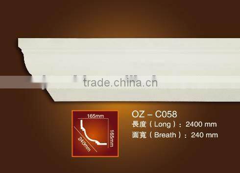 New design PU crown moulding / classic Home&Interior decoration