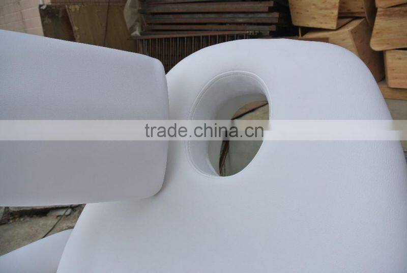 High grade PVC leather electric facial bed massage bed
