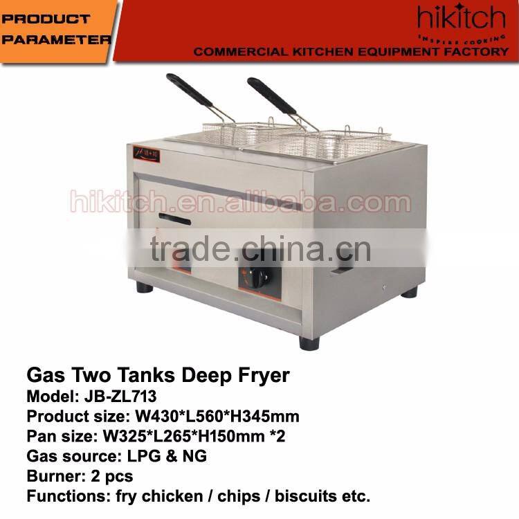 gas donuts fryers LPG propane deep fryer best price for commercial restaurant kitchen