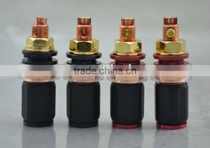 Acrolink Red copper short binding post