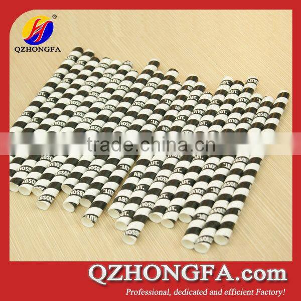 High Quality Funny Paper Drinking Straw with Logo Printing